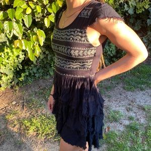 Free People Black Dress